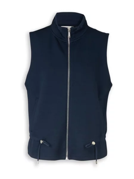 TOM TAILOR Vestă închis albastru