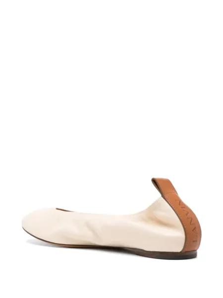 Balerini Lanvin din piele cu autograf