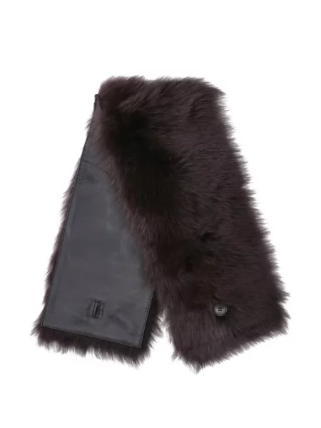 Fular Almada Label din piele maro