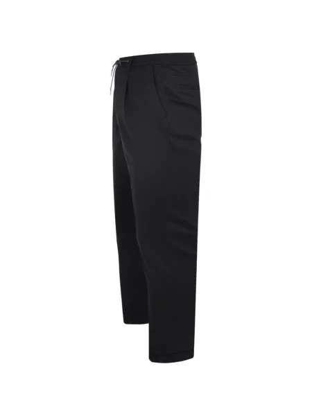 Pantaloni Luciano Barbera cu cordon gri