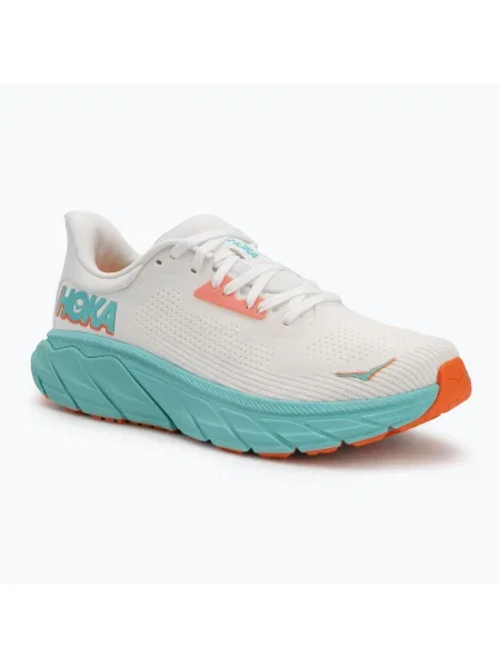Мъжки обувки за бягане HOKA Arahi 7 frost/aqua glow бяло
