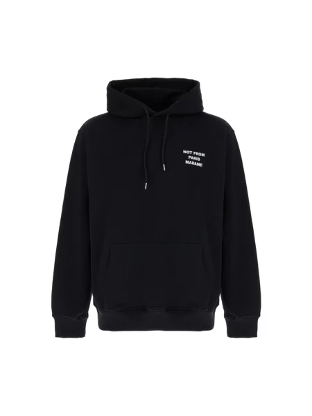 Bluza z kapturem Drole De Monsieur z kapturem z nadrukiem czarna