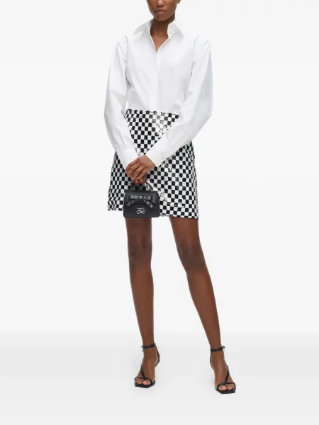 Top Karl Lagerfeld cu funde negru