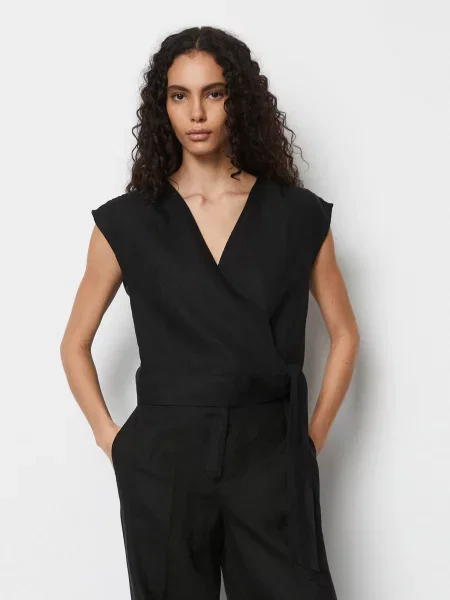 Marc O’Polo Блуза Льон чорний