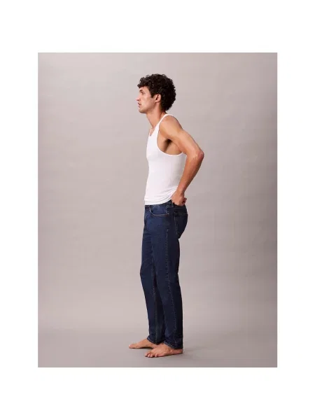 Blugi Calvin Klein Jeans albastru