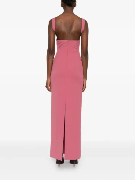 Rochie maxi Solace London de costum roz