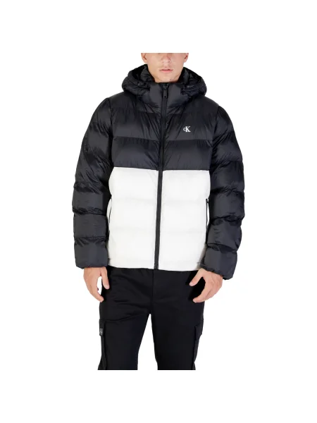 Geacă de blugi Calvin Klein Jeans alb