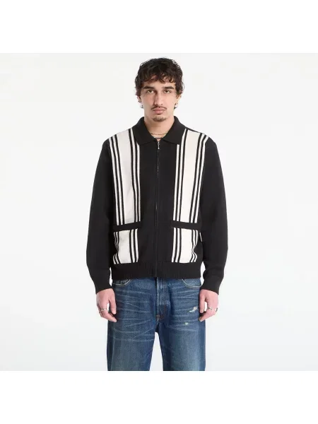 Пуловер OBEY Matt Zip Up Sweater Black Multi XL черно