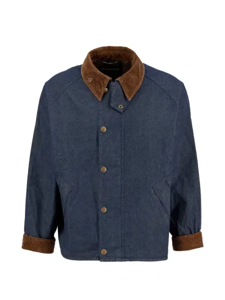 Gulerat geacă de blugi Barbour de catifea cord albastru