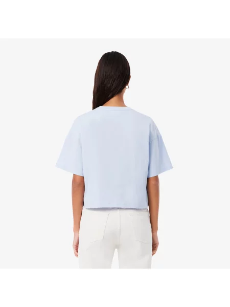 Футболка Lacoste голубая
