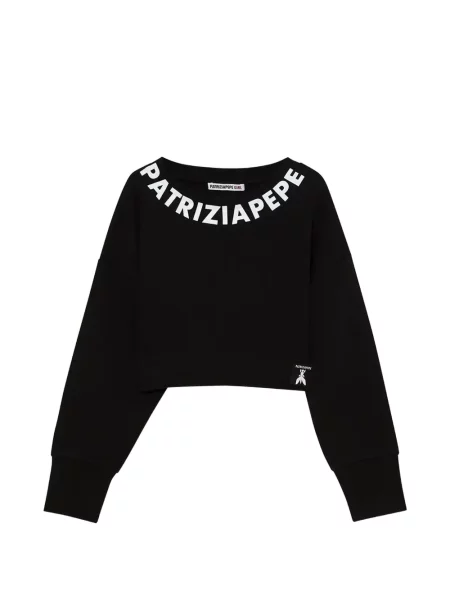 Bluza dziecięca Patrizia Pepe Girl czarna