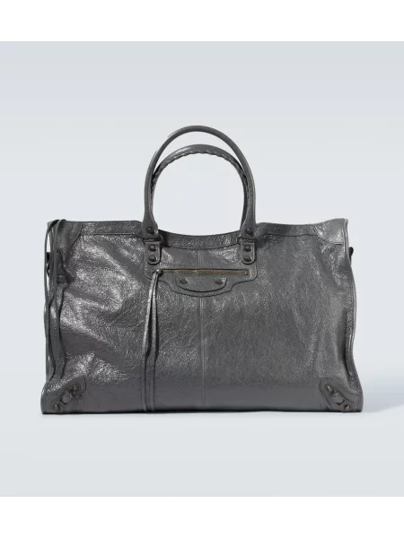 Geantă Balenciaga din piele gri