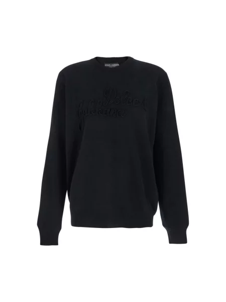 Bluza Dolce And Gabbana wełniana czarna