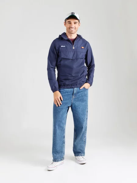 ELLESSE Prechodná bunda Mont 3 OH námornícka modrá / červená biela