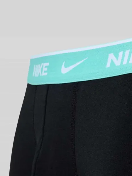 Obcisłe bokserki z elastycznym pasem w zestawie 3 szt. Nike czarne