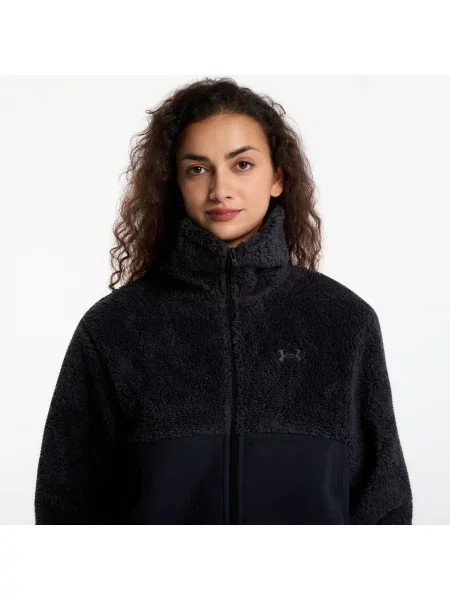 Φούτερ Under Armour W Basecamp Fleece Fz Black M μαύρο