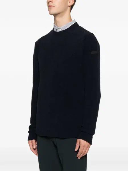 Pulover Roberto Ricci Designs cu decolteu rotund albastru
