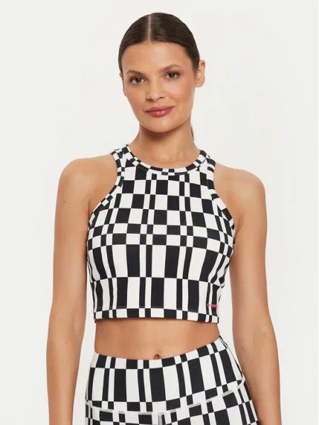 Converse Топ W Wordmark Aop Tank Top Кольоровий Skinny Fit