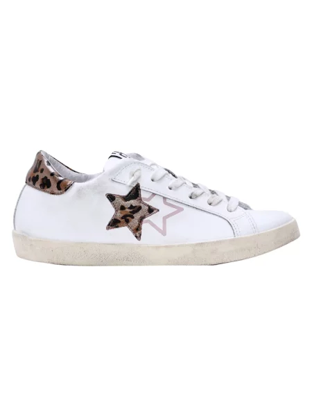 Sneakersy 2star skórzane białe