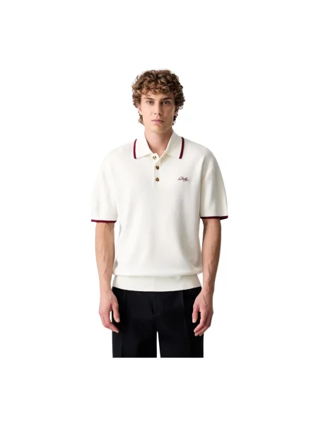Koszulka polo Drole De Monsieur beżowa