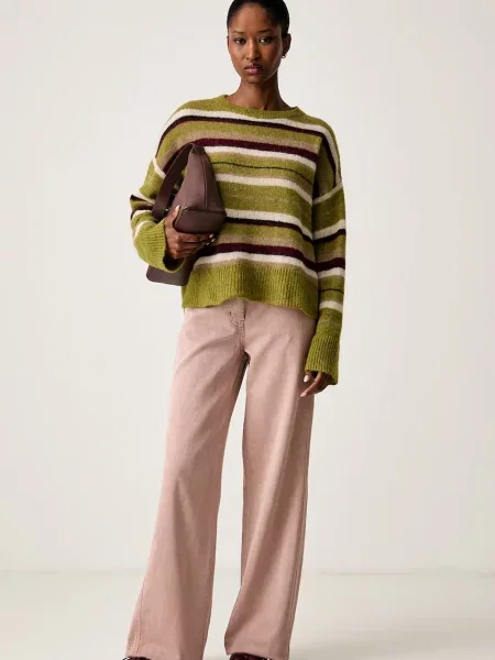 BOSS Orange джинси relaxed fit помаранчеві
