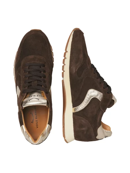 Sneakersy Voile Blanche zamszowe brązowe