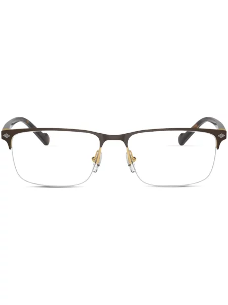 Pravokutne sunčane naočale Vogue Eyewear smeđa