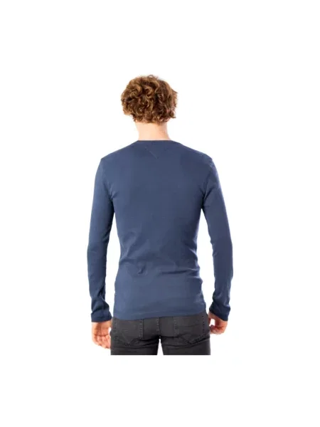 Tommy Jeans Longsleeve niebieska