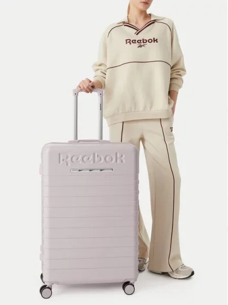 Reebok Valiză mare Mov deschis