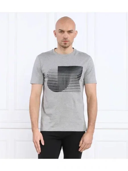 BOSS GREEN Tricou Tee 6 gri
