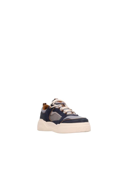 Sneakersy Fendi skórzane niebieskie