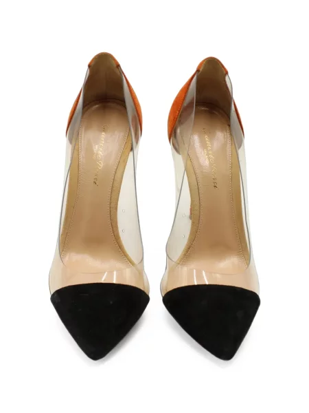 Pantofi cu toc Gianvito Rossi portocaliu