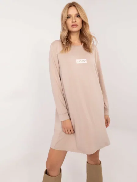 Rochie de zi Fashionhunters casual bej
