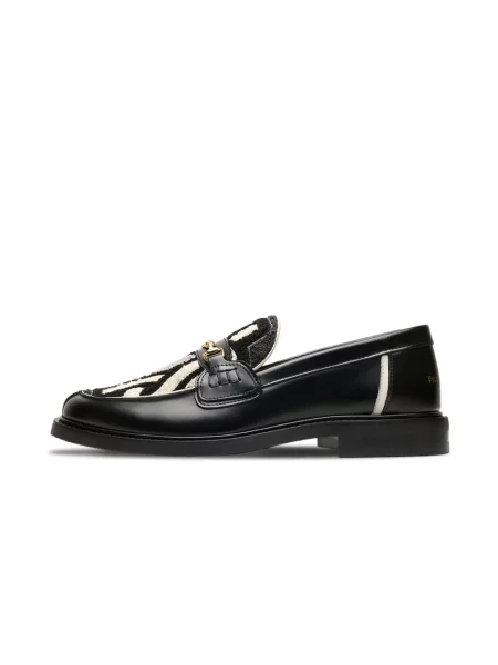 Filling Pieces mokasyny skórzane Loafer Gowtu czarne