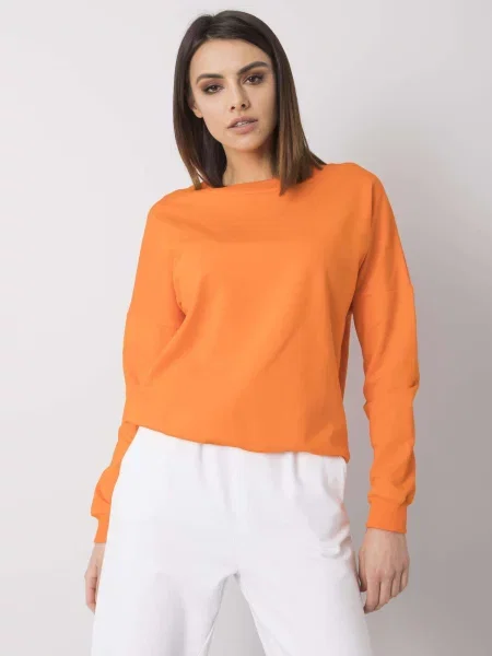 Mikina Fashionhunters oranžová