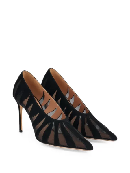 Γοβάκια Malone Souliers σουέτ μαύρο