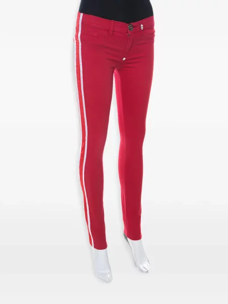 Pantaloni Philipp Plein cu dungi roșu