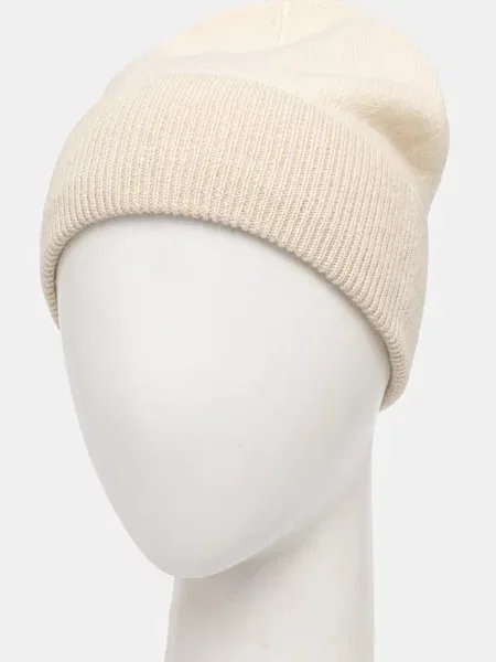 Кашемировая шапка Boss бежевая