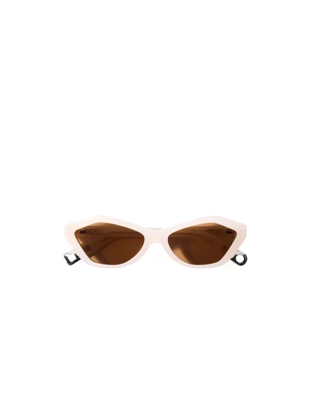 Okulary przeciwsłoneczne Jacquemus białe