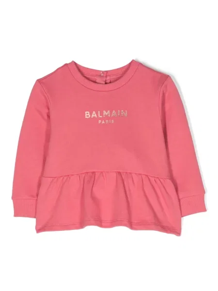 Bluza dziecięca Balmain różowa