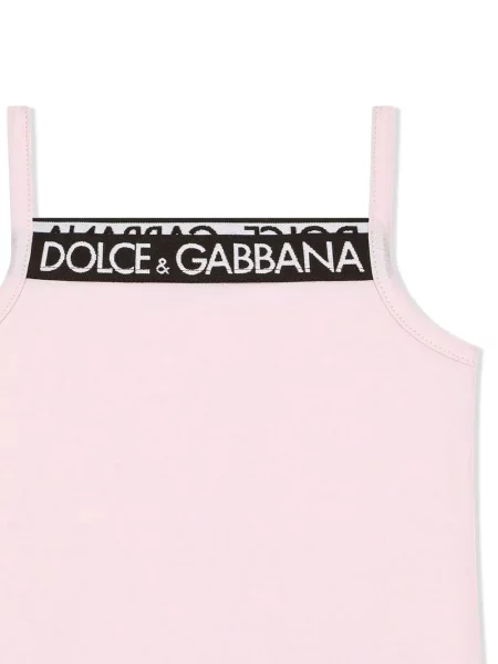 Marškinėliai be rankovių Dolce & Gabbana rožinė