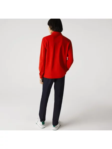 Lacoste поло стандартного крою червоне