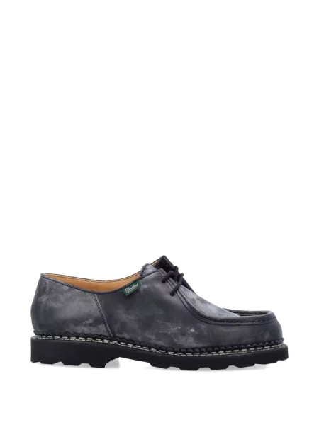 Pantofi derby Paraboot cu șireturi din dantelă gri