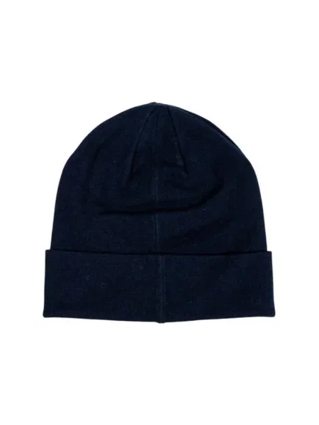Czapka Lyle & Scott z wełny merino niebieska