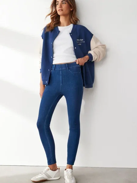 Next Jeggings închis albastru