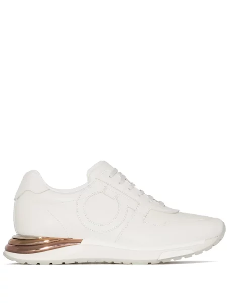 Sneakersy Ferragamo białe