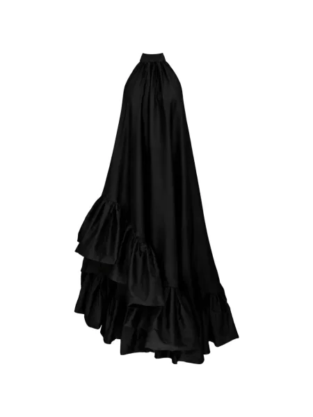Rochie maxi Azeeza cu volane negru