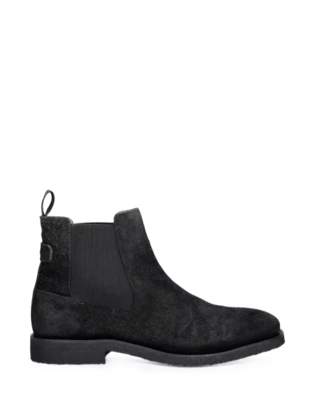 Botine chelsea Allsaints din piele de căprioară negru