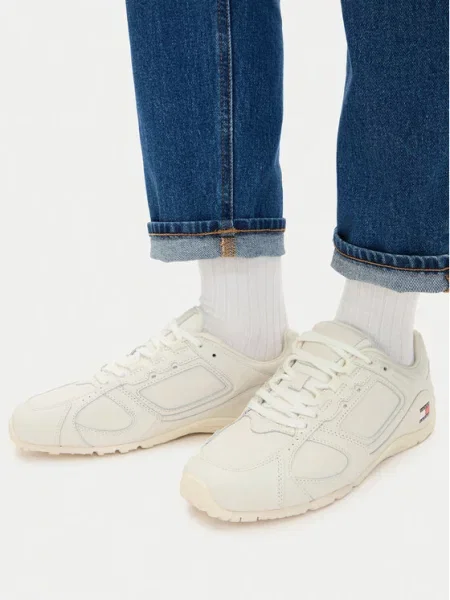 Tommy Jeans Сникърси Archive Lite Leather бял