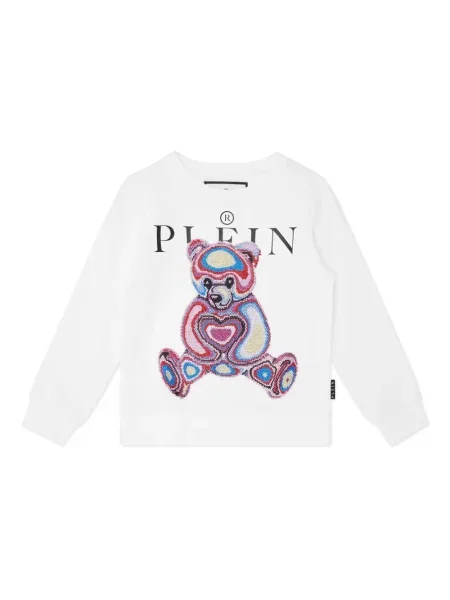 Bluza dziecięca Philipp Plein biała